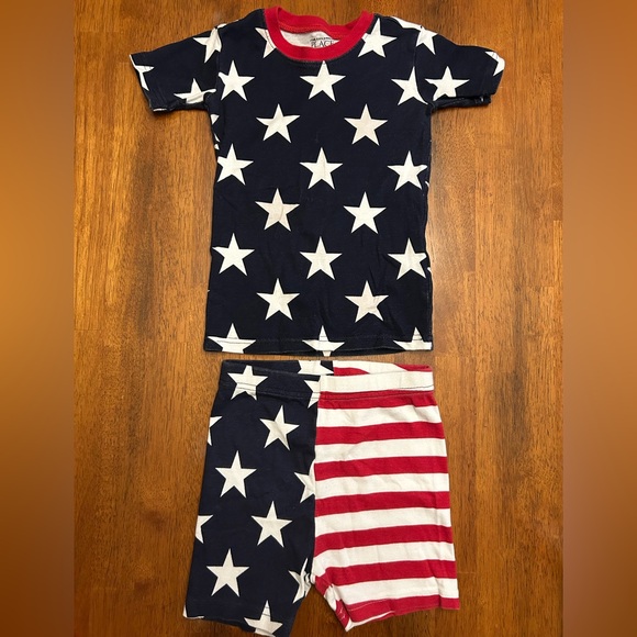 The Children's Place Other - Kids Patriotic Pajama Set | Stars & Stripes 2-Piece | Size 4T Cotton PJs